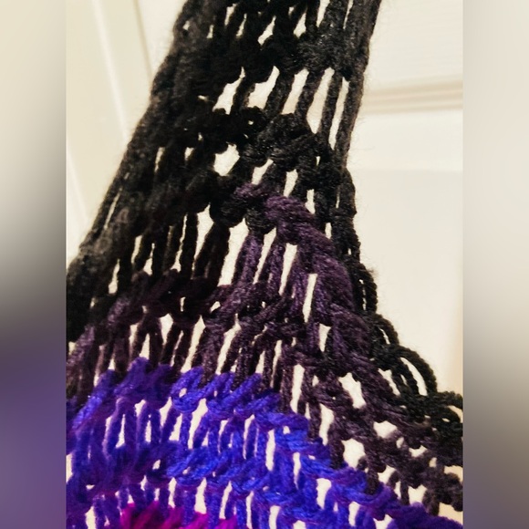 5 for $10: HANDMADE Crochet Bag approx 7” x 14” - Picture 5 of 5